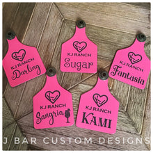 Load image into Gallery viewer, Custom Large Cow Tag