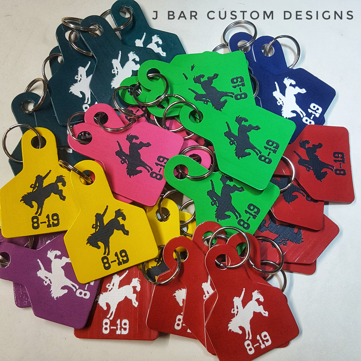 Custom Medium Calf Tag – J Bar Custom Designs